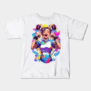 CHUN LI - EMPRESS OF HAPPINESS | Street Fighter Anime Manga Gaming Kids T-Shirt